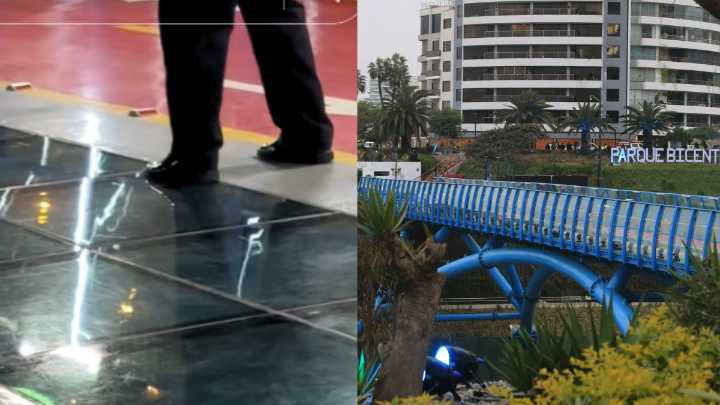 Miraflores: Ciudadanos reportan movimiento inusual en un bloque del Puente de la Paz (VIDEO)