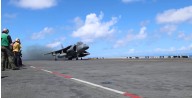 Comando Sur publica imágenes de maniobras con fuego real de cazas Harrier en el Caribe