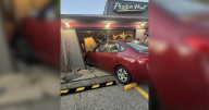 Car slams into Pizza Hut in Harrison Township