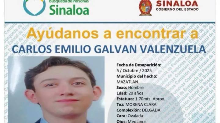 Gobierno de Sinaloa busca a joven duranguense desaparecido en antro de Mazatlán