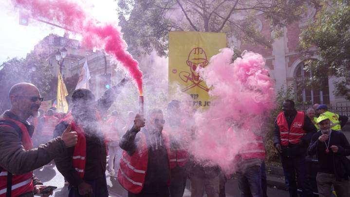 Eiffel Tower closed as nationwide strikes held across France against austerity