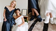 Rachel Rigler and Her Mom Wore Matching Sneex at Her Croatian Wedding