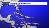 Invest 98-L develops in the Atlantic, NHC says