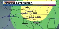 Severe weather threat arrives Saturday