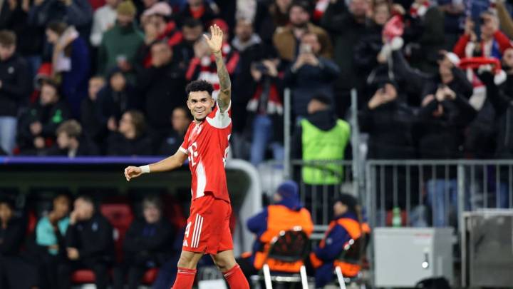 Luis Díaz fue titular con el Bayern Múnich ante el Colonia por la Copa de Alemania