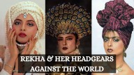 No One Does Headgear Like Rekha and No One Ever Will!