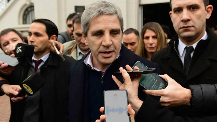 Luis Caputo: "Estoy más que cómodo con el valor del dólar a $1500"
