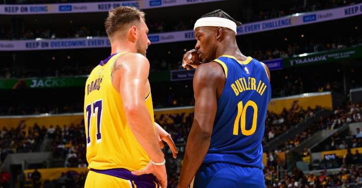 Luka Dončić’s huge night wasted by Lakers in loss to Warriors