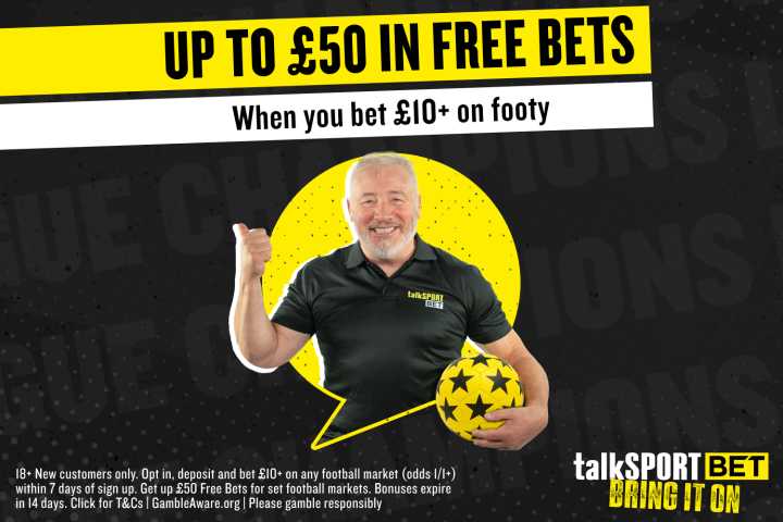 Tonight's Champions League boosted bet builders: Bet £10 and get £50 in free bets with talkSPORT BET