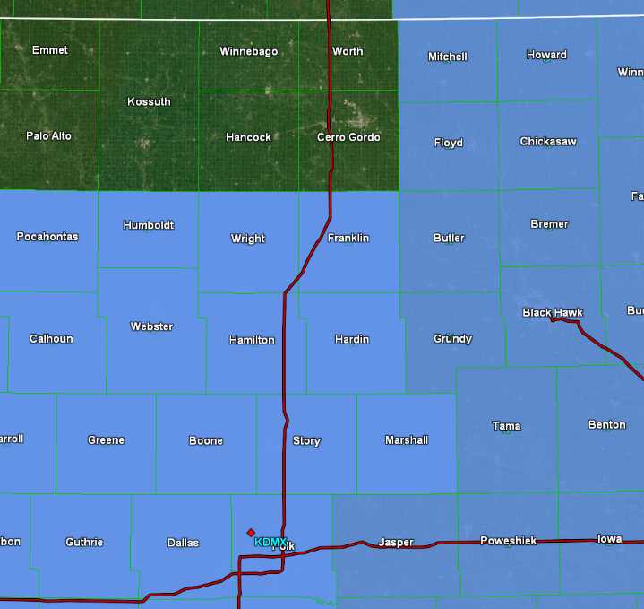 ⚠ Frost Advisory Issued for Central and Southern Iowa Early Thursday Morning