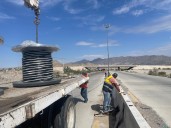 Inicia Obras Públicas rehabilitación de alumbrado en el Camino Real