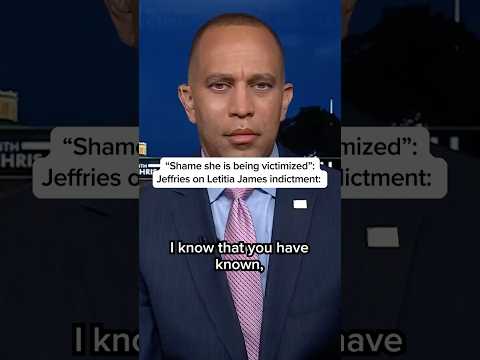 'Shame she is being victimized': Jeffries on Letitia James indictment