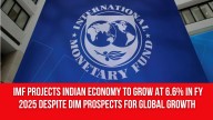 IMF projects Indian economy to grow at 6.6% in FY 2025 despite dim prospects for global growth