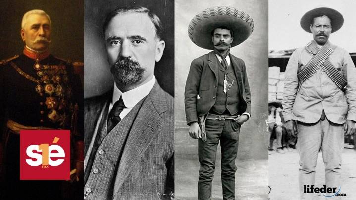 Los siete personajes que marcaron el rumbo de la Revolución Mexicana