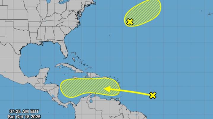 National Hurricane Center tracking 2 disturbances. Next storm? Melissa