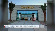 Signage installed for new Hard Rock Casino Tejon