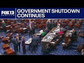 Lawmakers trade blame over government shutdown