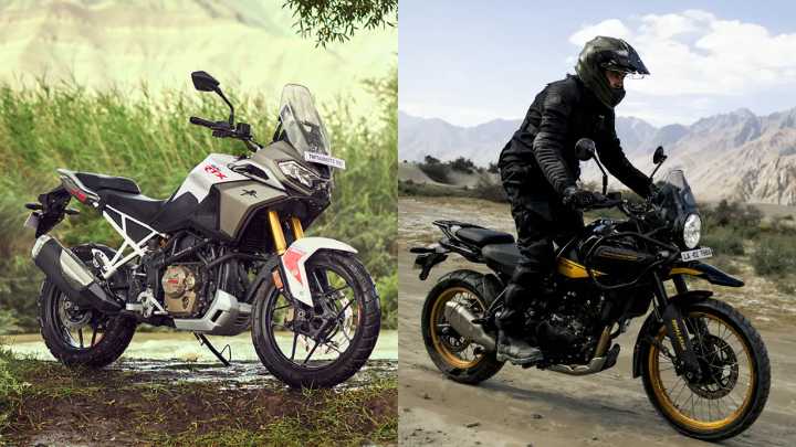 TVS Apache RTX vs Royal Enfield Himalayan 450, Spec Comparison