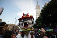 Dálmata del ERUM gana la primera carrera de botargas del terror de la SSC CDMX