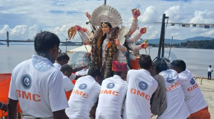 Maa Durga bids adieu at Guwahati ghats amid devotion, reflection & quiet grief