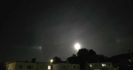 Rare weather phenomenon captured during full moon above Bristol