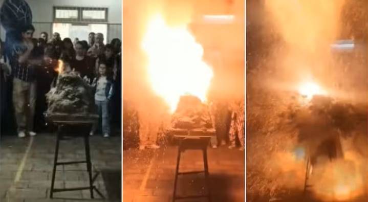 Infortunios escolares en ferias de ciencia o experimentos