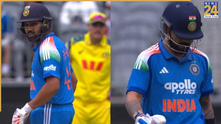 Diwali disappointment: Rohit Sharma falls for 8, Virat Kohli departs without scoring in Perth