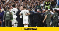 Los jugadores del Real Madrid encienden dos tanganas y obligan a intervenir a la policía en el Bernabéu
