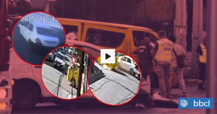 Cámaras captan cuando delincuentes ignoran ceda el paso e impactan furgón escolar: un niño murió