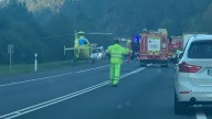 Un morto e dous feridos nunha colisión entre dous camións e un turismo en Brión