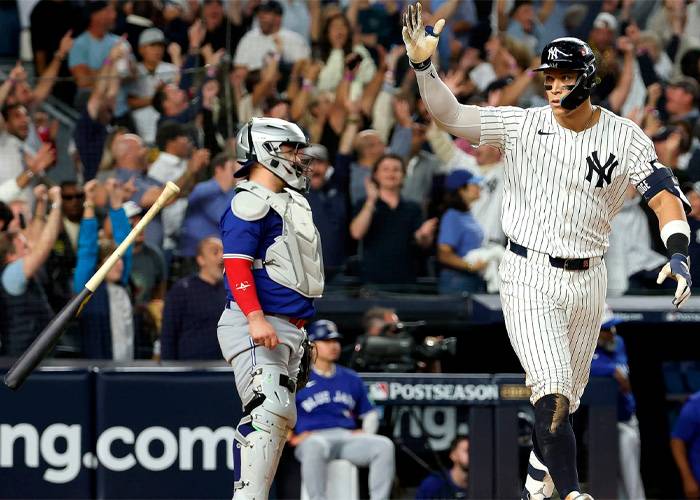 Serie Divisional Liga Americana, Yankees derrotaron 9×7 a los Azulejos, Toronto con ventaja en la serie 2
