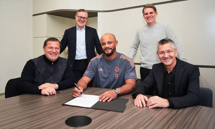 Bayern renueva a Vincent Kompany hasta 2029 en fortaleza que beneficia a Luis Díaz