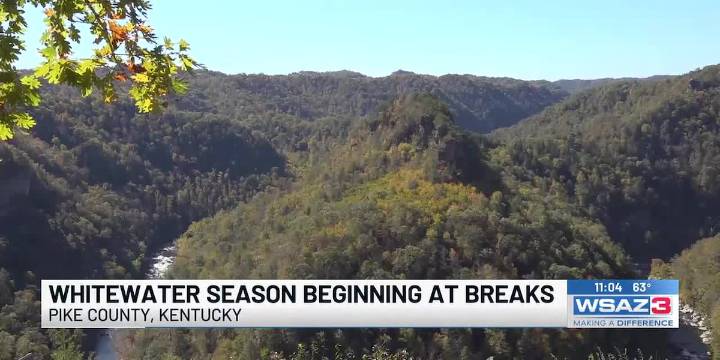 Whitewater season beginning at Breaks