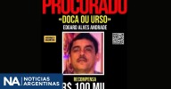 Buscan al capo narco del Comando Vermelho, pero Brasil aún no emitió un pedido de captura internacional