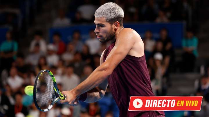 Carlos Alcaraz - Jannik Sinner en directo hoy: sigue el partido del Six Kings Slam en vivo