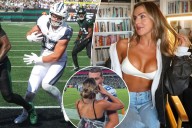 Haley Cavinder hypes fiancé Jake Ferguson as Cowboys dominate Jets