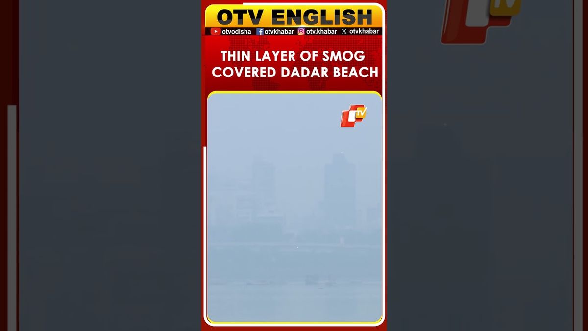 Smog Witnessed Over Dadar Beach In Mumbai