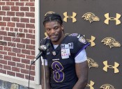 Ravens downgrade Lamar Jackson to out for Sunday, retroactively change his Friday practice status