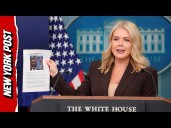 Frustrated Karoline Leavitt Rips into Media for 'Trump Military Takeover' Stories