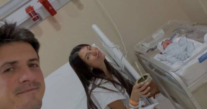 Las primeras fotos de Rafael, el hijo recién nacido de la China Ansa