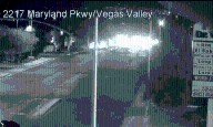 Fire closes central Las Vegas valley road