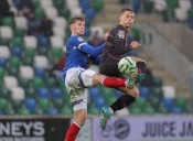Irish League: Linfield's Ben Hall says Kyle Lafferty criticism added fuel to fire