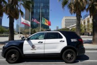 LAPD vehicle hits protester, doesn't stop to help, video shows