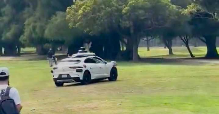 That Viral Video of a Waymo on a Golf Course? Turns Out There Was a Driver.