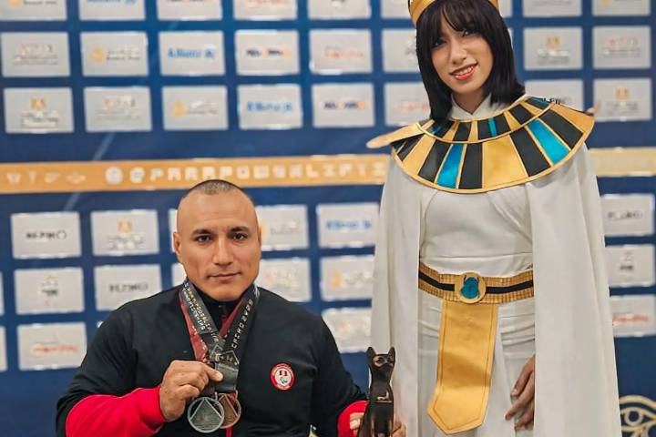 Niel García bate récord y gana dos medallas en el Mundial de Para Powerlifting 2025