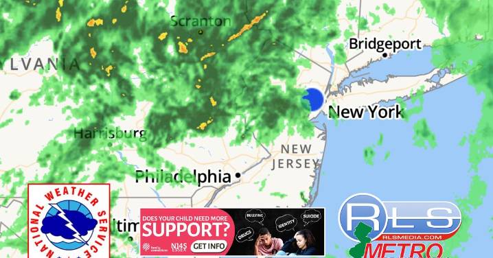 Rain Moves Into North Jersey This Morning Before Clearing Later Today
