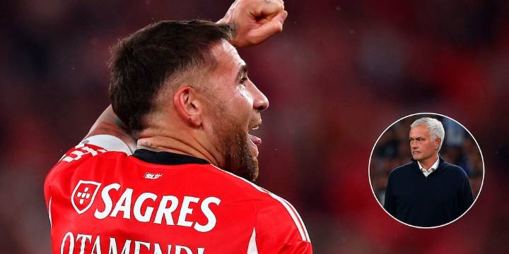 La particular respuesta de Mourinho en relación a Nicolás Otamendi y su futuro en Benfica