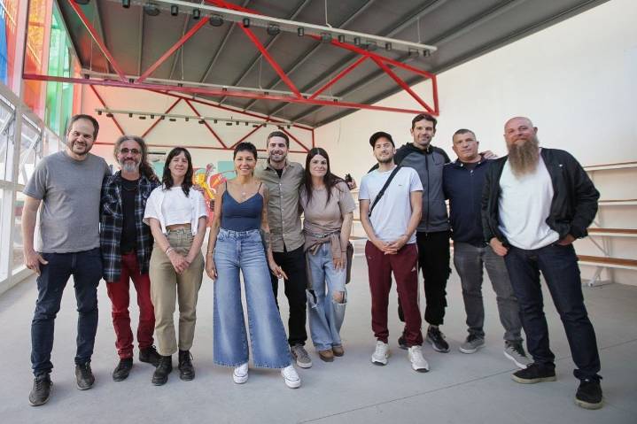 La obra del nuevo edificio del Centro Cultural y Biblioteca del barrio IAPI