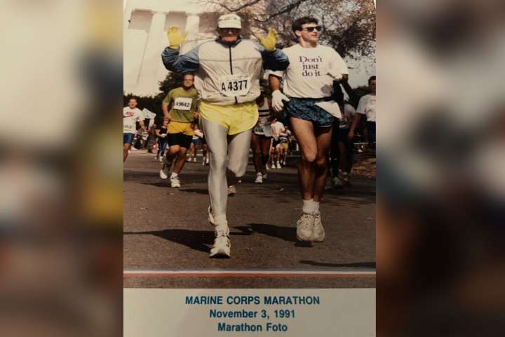 This Virginia man is preparing to run his 40th Marine Corps Marathon