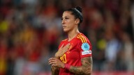 Jenni Hermoso, visiblemente emocionada tras volver un año después a jugar con la Selección